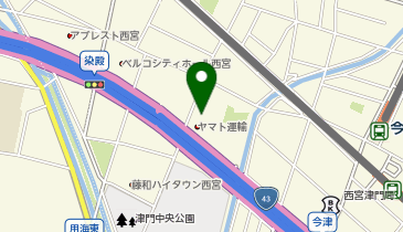 ヤマト運輸 西宮甲子園営業所(西宮今津野田)の地図画像