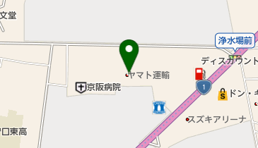 ヤマト運輸 大阪城北センターの地図画像