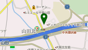 ヤマト運輸 吹田南千里センターの地図画像
