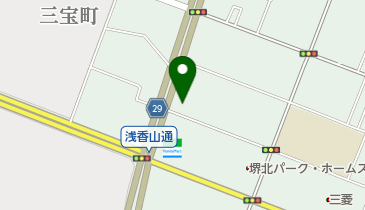 ヤマト運輸 堺三宝営業所(宿院)の地図画像