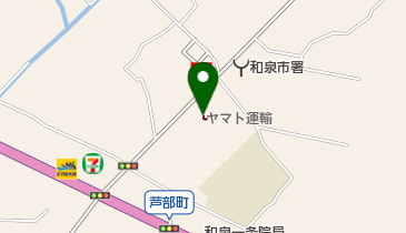 ヤマト運輸 和泉営業所(いぶき野)の地図画像