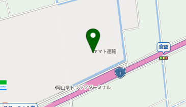 ヤマト運輸 岡山倉益営業所(岡山平井)の地図画像