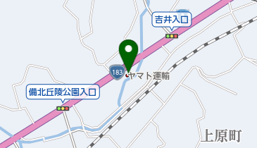 ヤマト運輸 比婆センターの地図画像