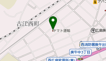 ヤマト運輸 広島草津営業所(広島古江)の地図画像