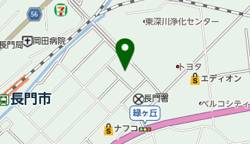 ヤマト運輸 山口長門営業所(深川)の地図画像