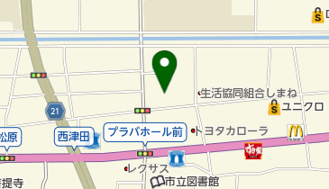 ヤマト運輸 松江朝日町センターの地図画像