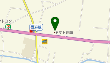 ヤマト運輸 山川センターの地図画像