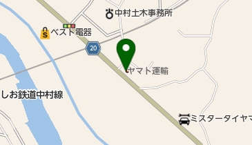 ヤマト運輸 四万十営業所(高知四万十)の地図画像