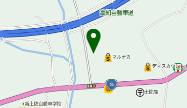 ヤマト運輸 土佐営業所(EC高知土佐)の地図画像