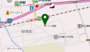 ヤマト運輸 高知伊野営業所(EC高知伊野)の地図画像