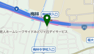 ヤマト運輸 福岡城南営業所(福岡梅林)の地図画像