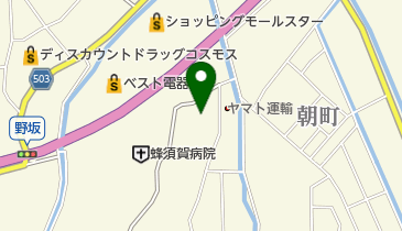 ヤマト運輸 くりえいとセンターの地図画像