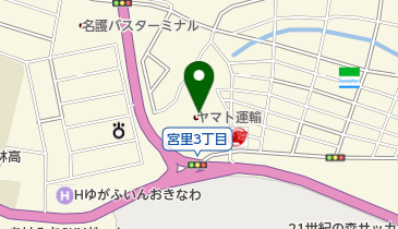 沖縄ヤマト運輸 名護営業所(名護東)の地図画像