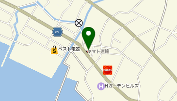 沖縄ヤマト運輸 久米島営業所(久米島)の地図画像