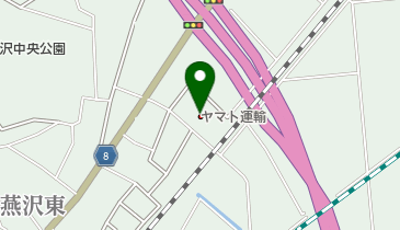 ヤマト運輸 仙台新田営業所(仙台幸町)の地図画像