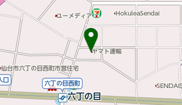 ヤマト運輸 仙台六丁の目センターの地図画像