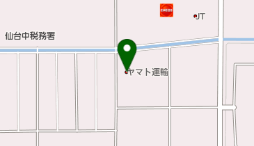 ヤマト運輸 仙台卸町営業所(仙台錦町)の地図画像