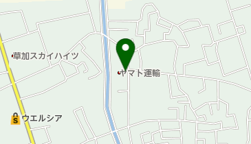 ヤマト運輸 草加柳島町営業所(草加学園)の地図画像