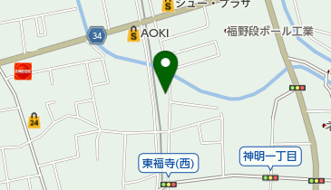 ヤマト運輸 草加氷川町センターの地図画像