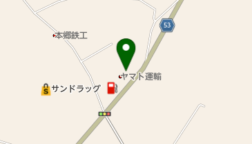 ヤマト運輸 山田台センターの地図画像