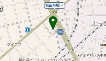 ヤマト運輸 東新小岩営業所(東新小岩)の地図画像