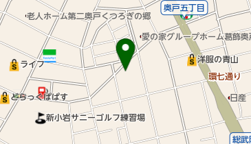 ヤマト運輸 葛飾奥戸営業所(奥戸)の地図画像