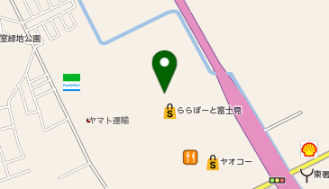 ヤマト運輸 ららぽーと富士見館内物流センターの地図画像