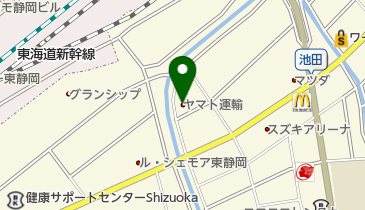 ヤマト運輸 静岡池田営業所(静岡池田)の地図画像