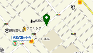 ヤマト運輸 静岡敷地営業所の地図画像