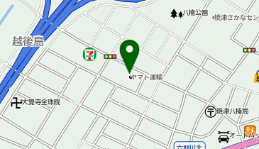 ヤマト運輸 焼津八楠営業所(焼津八楠)の地図画像