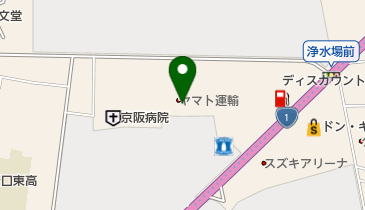 ヤマト運輸 守口八雲営業所(守口八雲)の地図画像