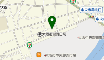 ヤマト運輸 大阪中央市場営業所の地図画像