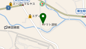 ヤマト運輸 箕面粟生間谷東センターの地図画像