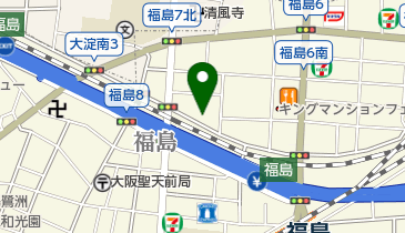 ヤマト運輸 大阪福島7丁目営業所の地図画像