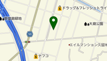 ヤマト運輸 久留米北営業所(東合川)の地図画像