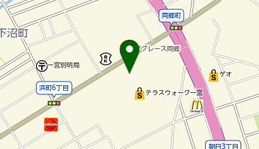 GU(ジーユー) テラスウォーク一宮店の地図画像