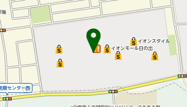 GU(ジーユー) イオンモール日の出店の地図画像