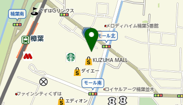 GU(ジーユー) 京阪百貨店 くずはモール店の地図画像