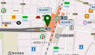 GU(ジーユー) 東急プラザ蒲田店の地図画像