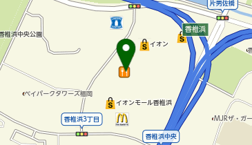 GU(ジーユー) イオンモール香椎浜店の地図画像