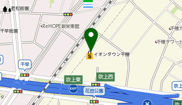 GU(ジーユー) イオンタウン千種店の地図画像