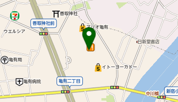 GU(ジーユー) アリオ亀有店の地図画像
