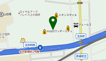 GU(ジーユー) mozoワンダーシティ店の地図画像