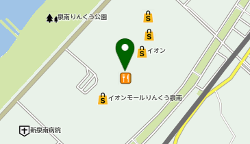 GU(ジーユー) イオンモールりんくう泉南店の地図画像
