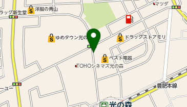 GU(ジーユー) ゆめタウン光の森店の地図画像