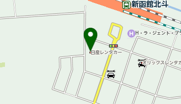 駅レンタカー 新函館北斗駅営業所の地図画像