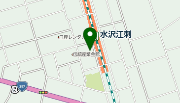 駅レンタカー 水沢江刺駅の地図画像