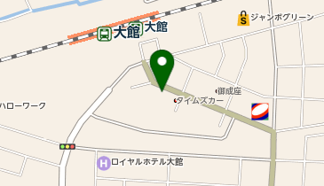 駅レンタカー 大館駅の地図画像