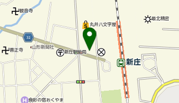 駅レンタカー 新庄駅営業所の地図画像