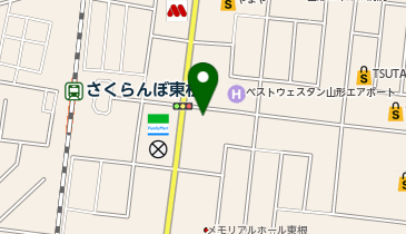 駅レンタカー さくらんぼ東根駅営業所の地図画像